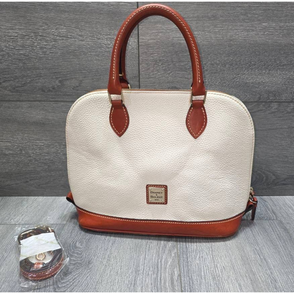 DOONEY & BOURKE Ivory Bone‎ Boston Dome Satchel Dillen Tote bag B000559